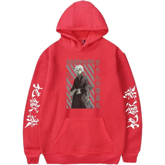 THNCLZX Anime Merch Hell's Paradise Hoodies Fashion Hooded Sweatshirt Men/Women Casual Hoodie WP81