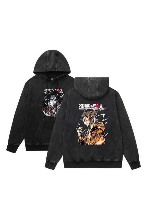 Attack Titan Survey Corps Cosplay Eren Yeager Novel Comfort Hoodie Pullover High Street Sweatshirt Unisex