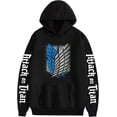 thumbnail image 1 of THNCLZX Attack Titan Survey Corps Cosplay Eren Yeager Novel Comfort Hoodie Pullover High Street Sweatshirt Unisex, 1 of 4