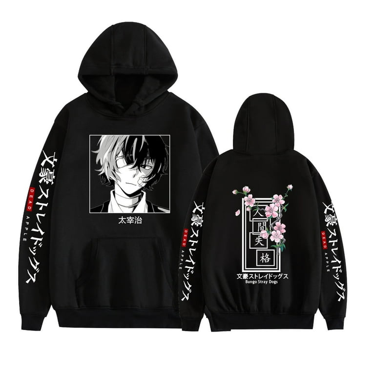 THNCLZX Bungo Stray Dogs Hoodies Pocket Sweatshirts Unisex