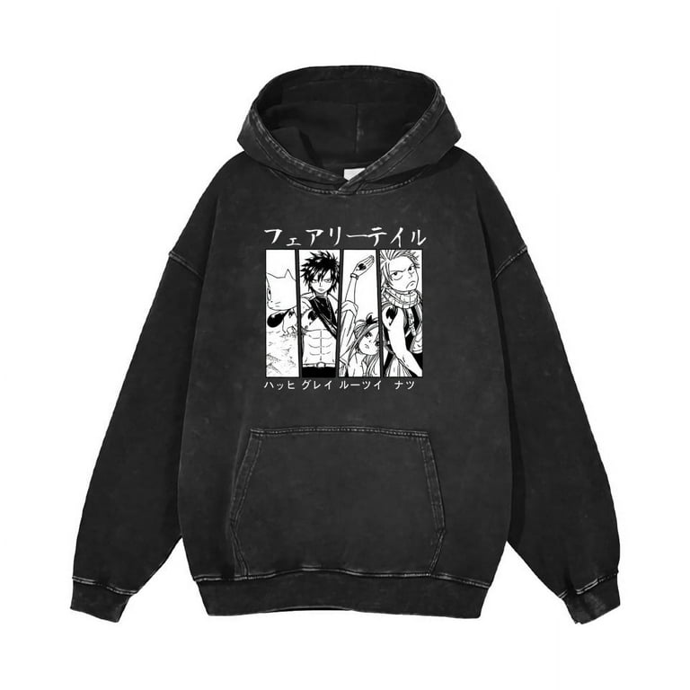 THNCLZX FAIRY TAIL Anime Hoodie Men Manga Unisex Streetwear Hip
