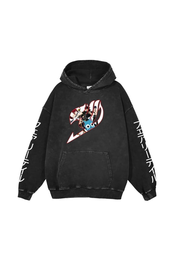 FAIRY TAIL Anime Hoodie Men Manga Unisex Streetwear Hip Hop Pullover Homme