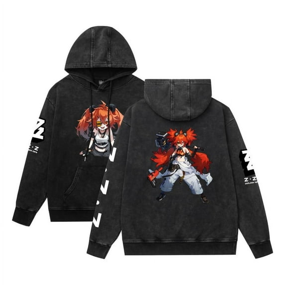 THNCLZX Game Zenless Zone Zero Piper Wheel Cute Casual Sweatshirt Aesthetic Trendy Pullover Hoodie