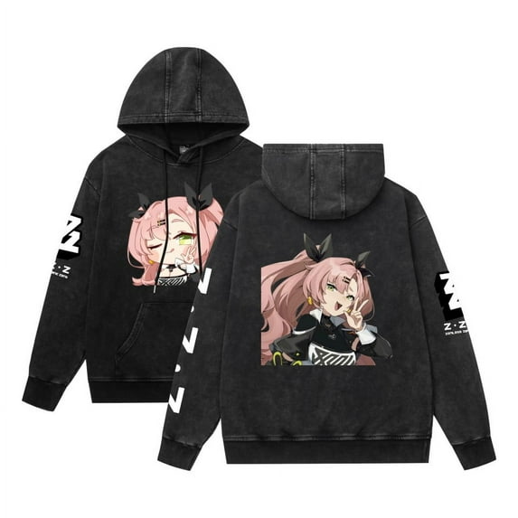 THNCLZX Game Zenless Zone Zero Piper Wheel Cute Casual Sweatshirt Aesthetic Trendy Pullover Hoodie