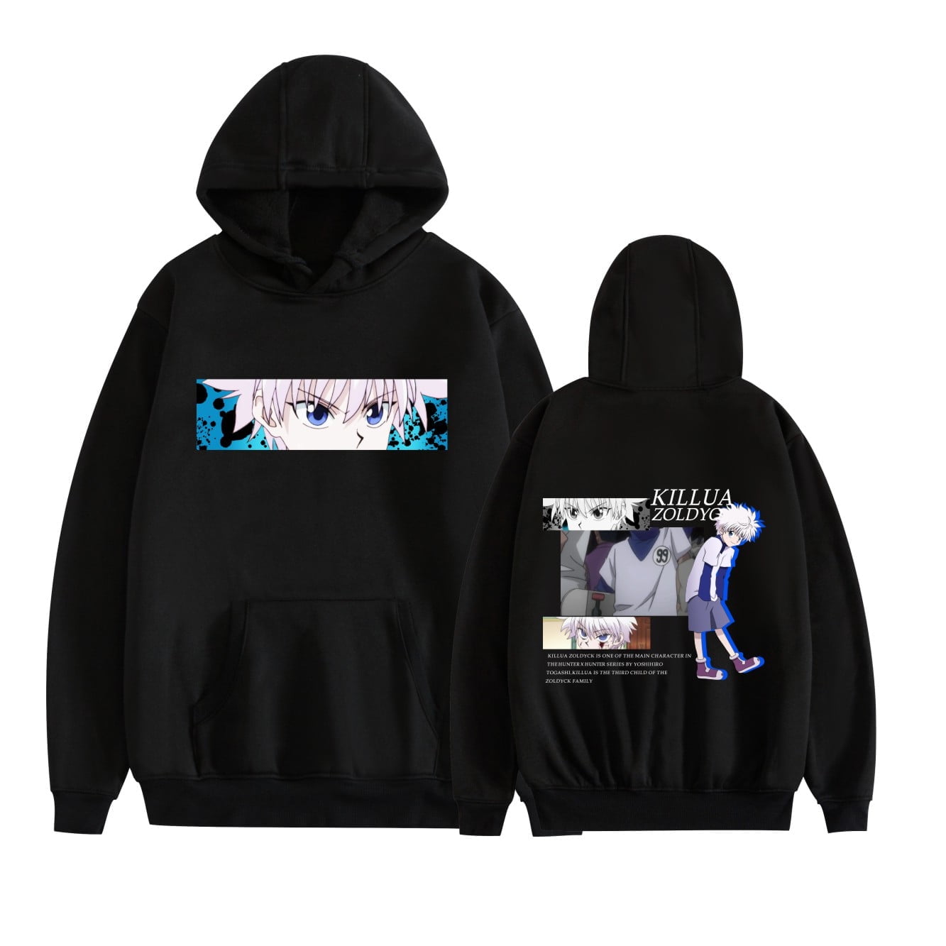 THNCLZX HUNTER×HUNTER Hisoka T-shirt vintage washed cottonKillua