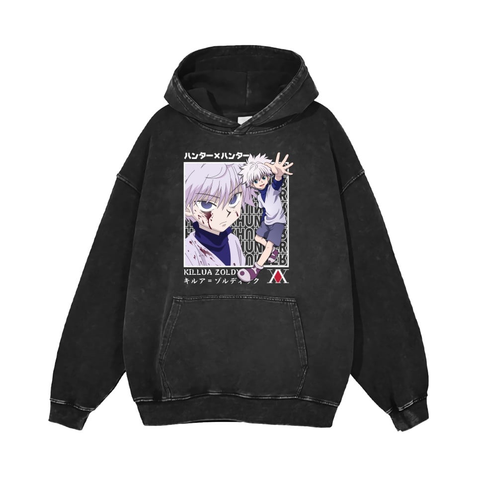 THNCLZX HUNTER×HUNTER Killua Zoldyck Hoodies, men's and