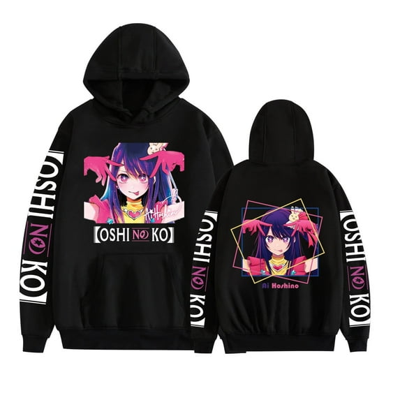 THNCLZX Kawaii Hoodie Anime Oshi No Ko Ai Hoshino Sweatshirt Men Women Fashion Pullover Hoodies Manga Streetwear