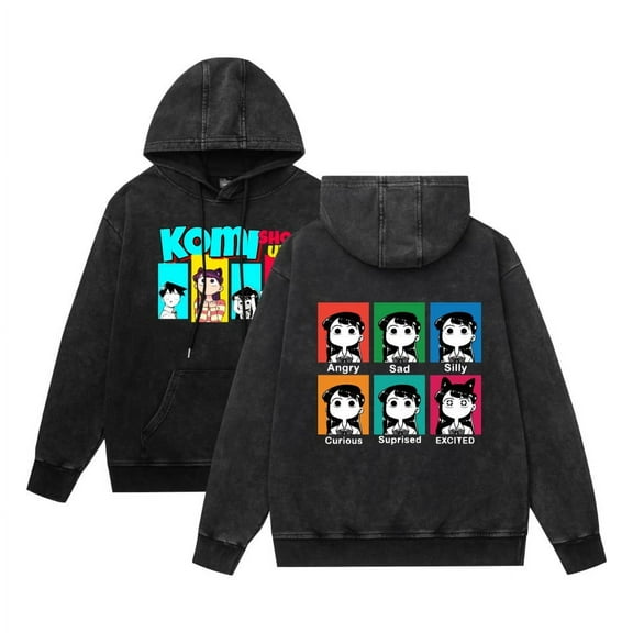THNCLZX Komi Shoko Hoodie for Anime Komi Cant Communicate Hoodie Komi Cosplay Costume