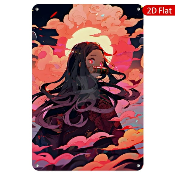 THNCLZX My Hero Academia Wall Art 8x12 Inches HD Tin Sign kamado_nezuko_by_otaku_zonee_di7vugq-fullview