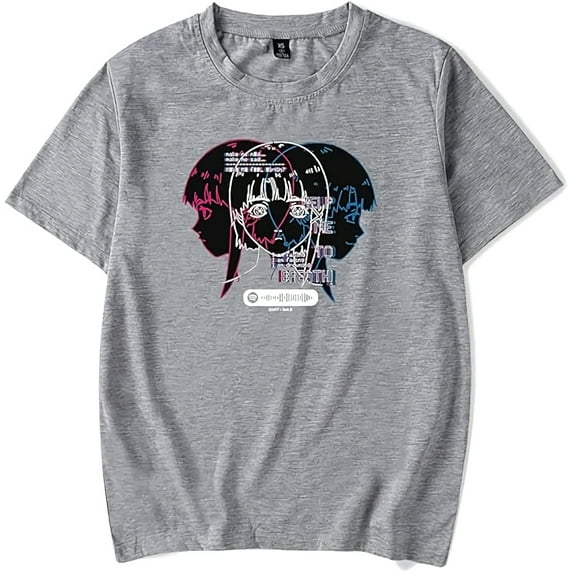 THNCLZX New Anime T-Shirt Merch Serial Experiments Lain Casual Short Sleeved T Shirt Unisex Tee