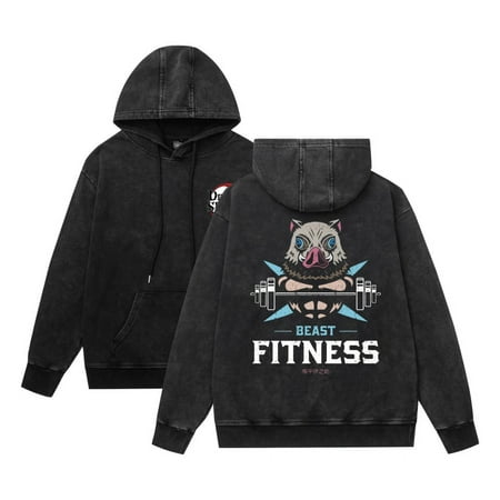THNCLZX Rengoku Kyoujurou Hoodie Sweatshirt Cosplay Costume Sweater Pullover Hooded Men Anime Nezuko Pullover