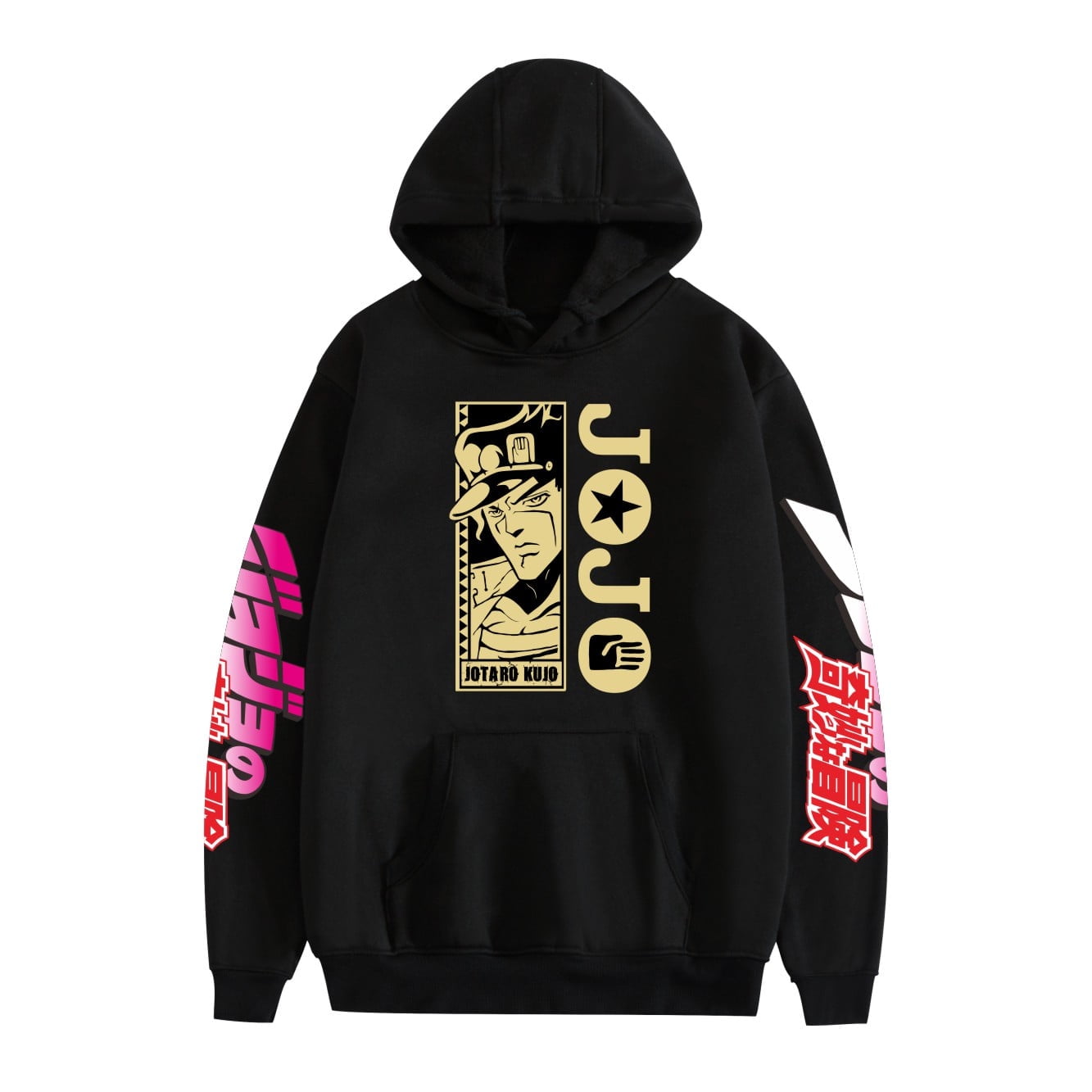 THNCLZX Unisex Kujo Jotaro Hoodie Jonathan Joseph Sweatshirt
