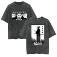 thumbnail image 1 of THNCLZX Vagabond Miyamoto Musashi Costume Comic Character T-Shirt for Men and Women Retro Washed Distressed Fabric, 1 of 6