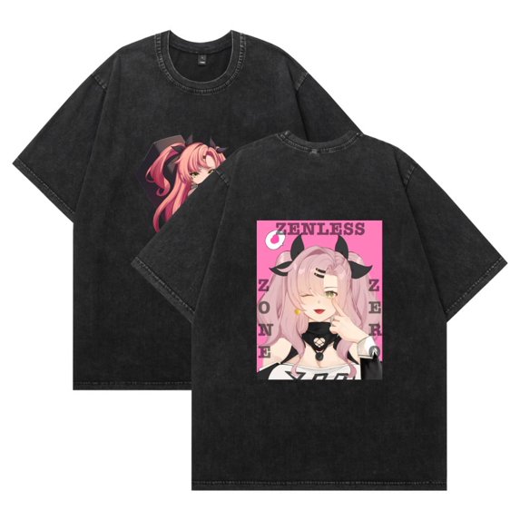 THNCLZX Zenless Zone Zero T-Shirt, Gamer's Short Cotton T Shirt