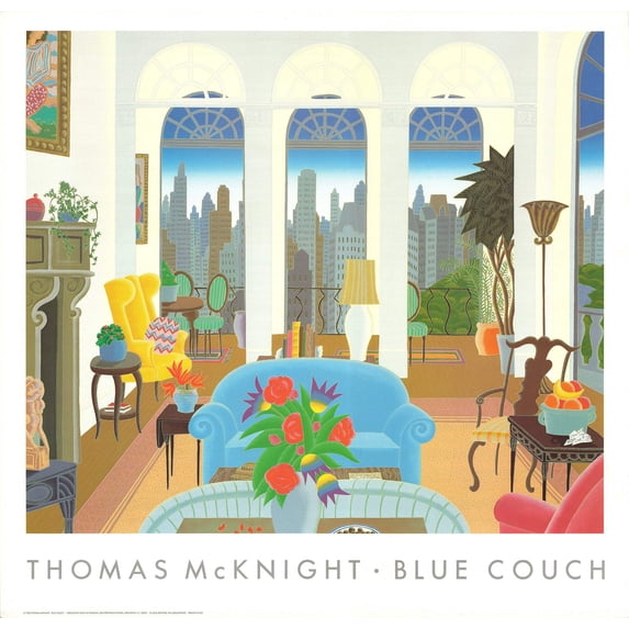 THOMAS MCKNIGHT Blue Couch, 1985