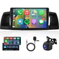 thumbnail image 1 of THONZER 1G+32G Android 9 Inch Car Stereo for Toyota Corolla ex 2007-2012 with Wireless Carplay, Rimoody Touch Screen Car Radio Bluetooth GPS WiFi FM Mirror Link RCA USB SWC + Backup Camera, 1 of 8