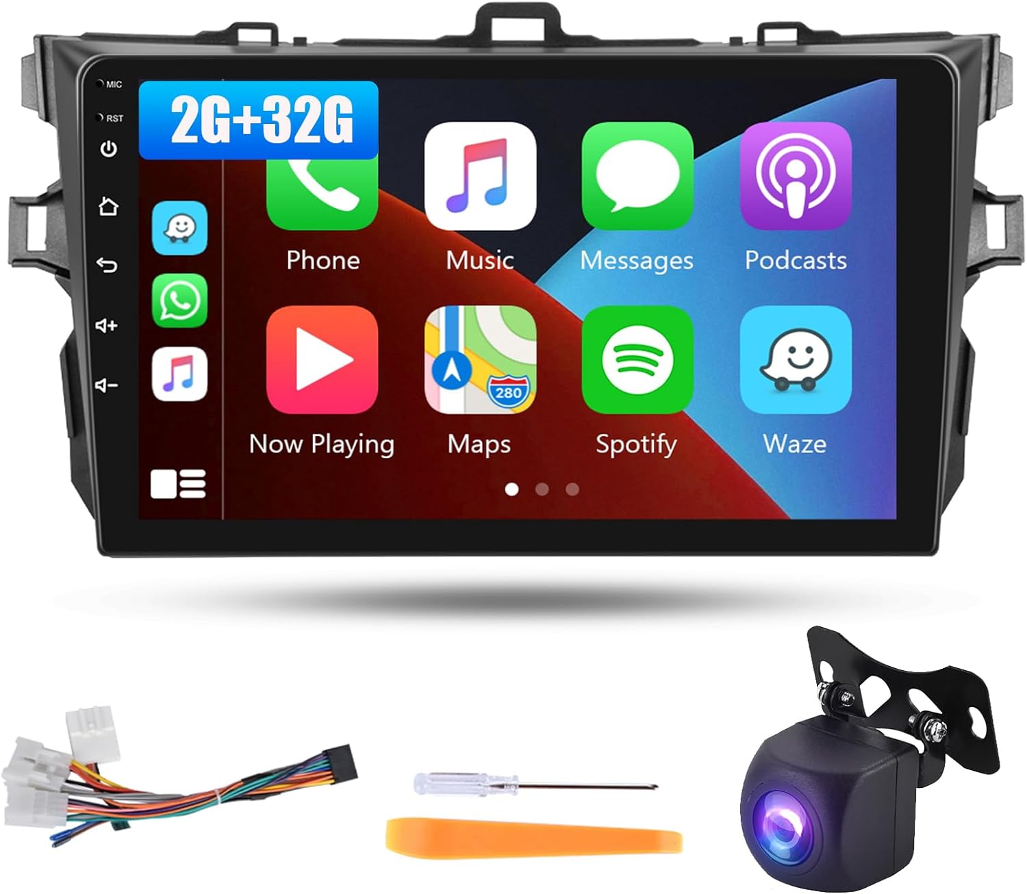 THONZER Android Car Stereo for Toyota Corolla 2009 2010 2011 2012 2013