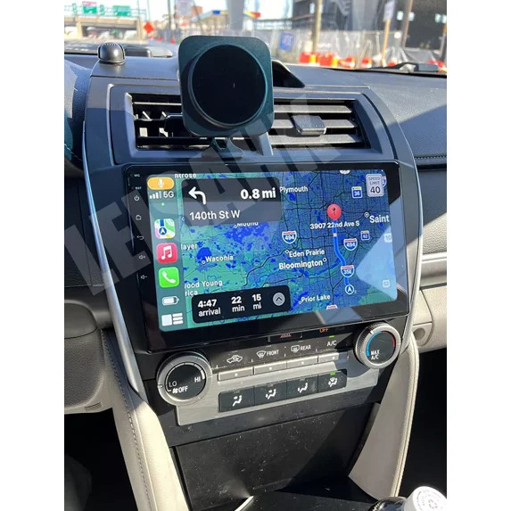 THONZER Car Stereo for Toyota Camry 2012-2014 with CarPlay, Android, GPS Navigation, 2GB+32GB