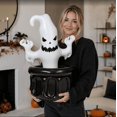thumbnail image 1 of THOPBPRK 27.5Inch Inflatable Halloween Ghost Ice Bucket, Party Beverage Cooler for Outdoor Yard Decor, PVC Drink Chiller for Holiday Events and Seasonal Celebrations, 1 of 7