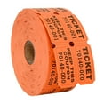 thumbnail image 1 of THOPBPRK 500 Raffle Tickets Double Roll, Raffle Tickets Roll with Name and Phone Number Information, Paper Raffle, Events, Class Reward & Door Prize for Halloweeen Christmas Party (Orange), 1 of 10