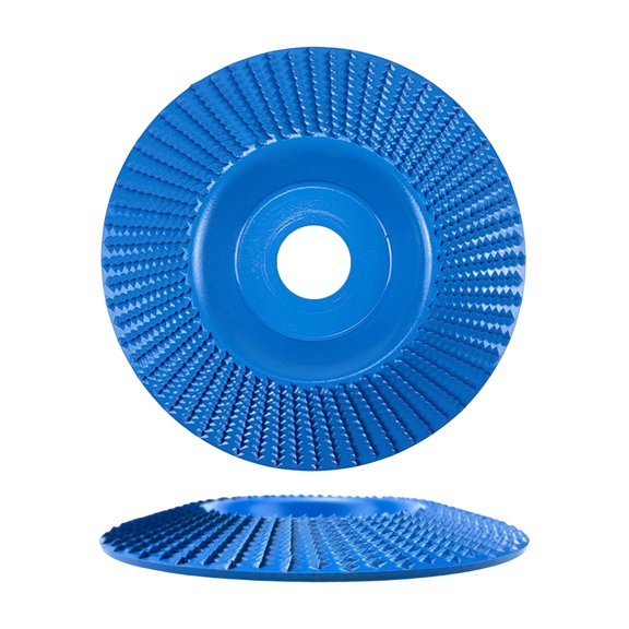 THOPBPRK Angle Grinder Grinding Shaping Carving Disc Bevel Sanding Wheel Accessory For Home DIY Crafting Shaping And Smoothing Projects In Workshop And Garage , Blue