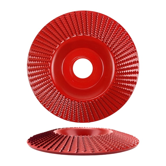 THOPBPRK Angle Grinder Grinding Shaping Carving Disc Bevel Sanding Wheel Accessory For Home DIY Crafting Shaping And Smoothing Projects In Workshop And Garage , Red