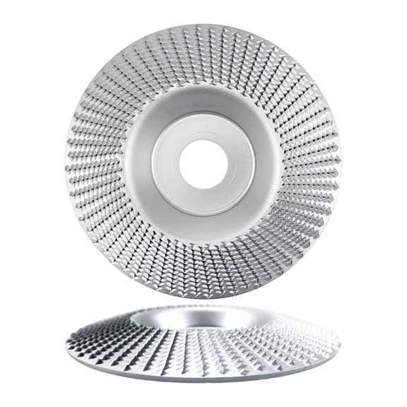 THOPBPRK Angle Grinder Grinding Shaping Carving Disc Bevel Sanding Wheel Accessory For Home DIY Crafting Shaping And Smoothing Projects In Workshop And Garage , Silver