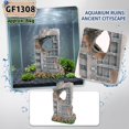 thumbnail image 1 of THOPBPRK Aquarium Decoration City Ruins Building Statue, Broken Architecture Ornament for Fish Tank , Resin Hidden Cave for Small Pets and Reptiles, 1 of 6
