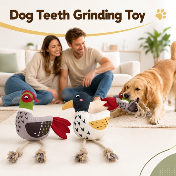 THOPBPRK Bird Shape Dog Rope Toy for Aggressive Chewers, Interactive Pet Teeth Cleaning Tug Toy, Fun Boredom Buster for Small Medium Large Dogs, Best Gifts for Pets, 1Pack Black