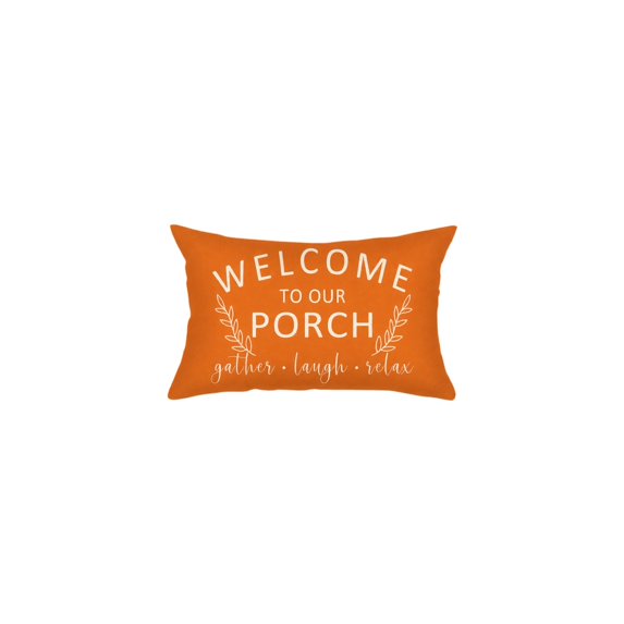 THOPBPRK Fall Pumpkin Lumbar Pillow Cover Decorative Cushion Case For Living Room Sofa Couch Holiday Home Decoration Cushion Protector Without Insert Single Pack , H