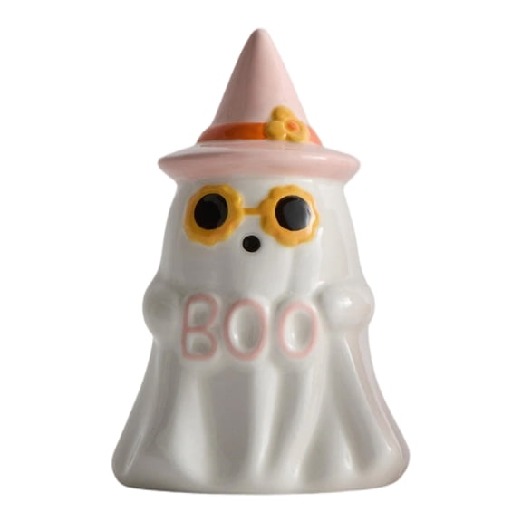 THOPBPRK Halloween Ghost Pool Float Decoration, 3.9Inch Summer Pool Party Inflatable Prop, Fun Floating Halloween Decor for Backyard Swimming Pools and Water Parties