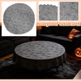 thumbnail image 1 of THOPBPRK Halloween Round Lace Tablecloth, Black Spiderweb Design Table Cover for Party Decor, Gothic Style Polyester Dining Tablecloth for Holiday Home Decoration, 1 of 6
