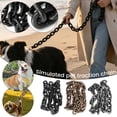 thumbnail image 1 of THOPBPRK Heavy Duty 5-Foot Black Dog Chain Leash with 5mm Links, Metal Training for Medium to Large Dogs, Sturdy Pet Walking Accessory for Daily Outdoor Exercise, 1Pack Black, 1 of 7
