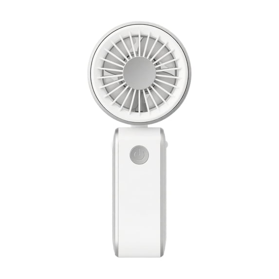 THOPBPRK Mini Handheld Fan Portable Pocket Fan Rechargeable Personal Cooler 3 Speed High Airflow Cordless Fan Lightweight Design Outdoor Travel Camping Desktop , 1Pack White