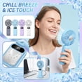 thumbnail image 1 of THOPBPRK Portable Handheld Personal Fan with Extended Time for Travel Commuting Outdoor Events and Home Use Lightweight Handheld Device, 1Pcs Black, 1 of 6