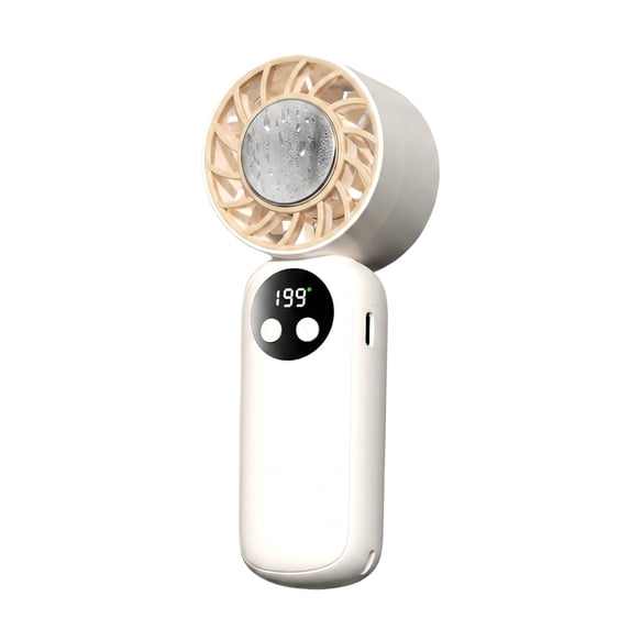THOPBPRK Portable Handheld Personal Fan with Extended Time for Travel Commuting Outdoor Events and Home Use Lightweight Handheld Device, White