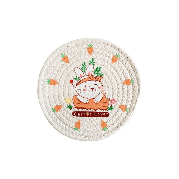 THOPBPRK Round Drink Coasters Tabletop Placemats Textured Spiral Hot Pads Cup Mug Rugs Protective Table Protectors for Home Kitchen Dining Room Decor Coffee Table Desk Housewarming Gift , B
