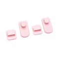 thumbnail image 1 of THOPBPRK Self Adhesive Detachable Remote Control Holder Wall Mount Storage Hook Removable Organizer Hanger For TV Air Conditioner Remotes Keys Small Household Items Home Pack , Pink, 1 of 6