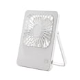 thumbnail image 1 of THOPBPRK Thin Desktop Square Fan with Integrated Handle Portable Personal Solution for Home Study Table and Outdoor Picnic Summer Device, White, 1 of 4