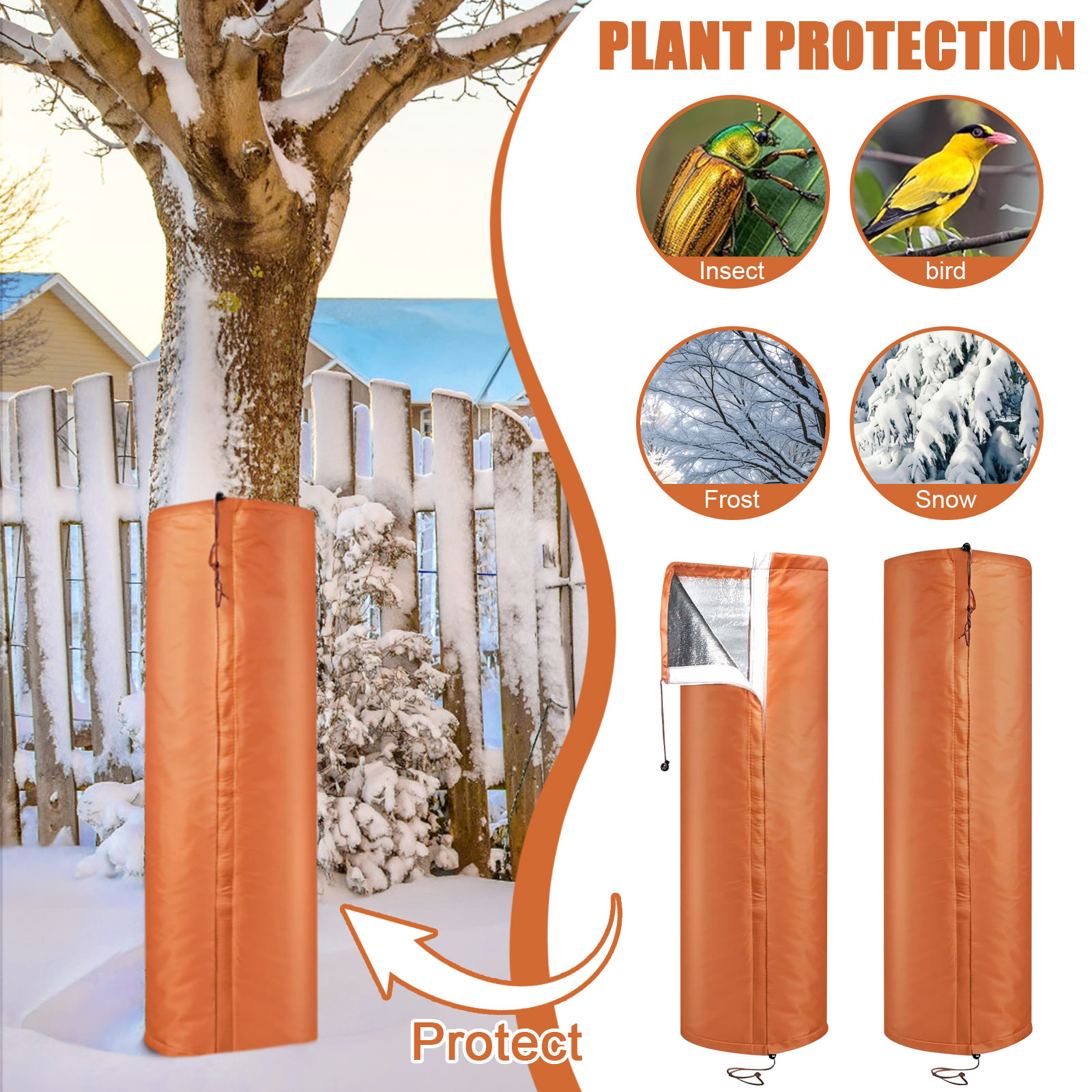 Winter Service Protection For Roots THOPBPRK Tree Root Protector Cover Winter 2025, Plant Trunk Insulation ...