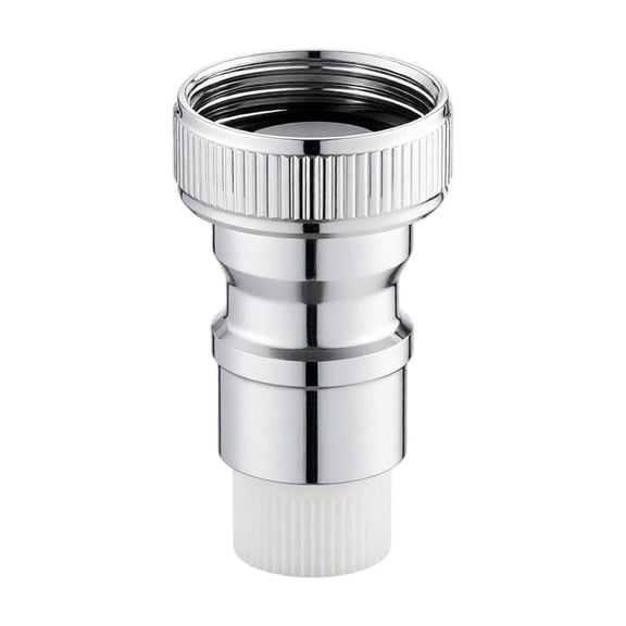 THOPBPRK Universal Faucet Adapter for Washing Machine Shut-off Connector Home Plumbing Hardware Leak-Proof Water Inlet Hose Attachment for Laundry Room Efficiency, Silver