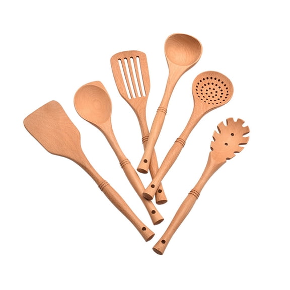 THOPBPRK Wooden Spatula for Non Stick Pans, Natural Kitchen Utensils for Cooking and Stirring, Sustainable Wood Turner for Decorations Kitchen Table, Mother's Day Gift Idea, 1Pcs