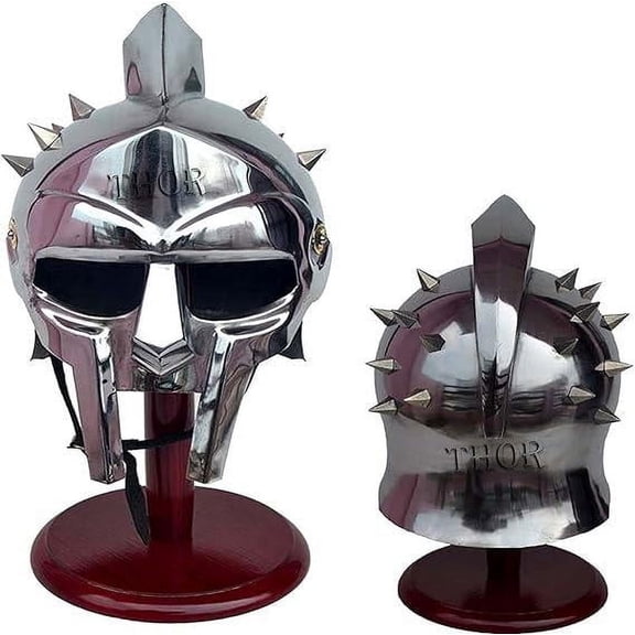 Thor Instruments Gladiator Maximus Halloween Wearable Helmet Costume Accessory, with Stand