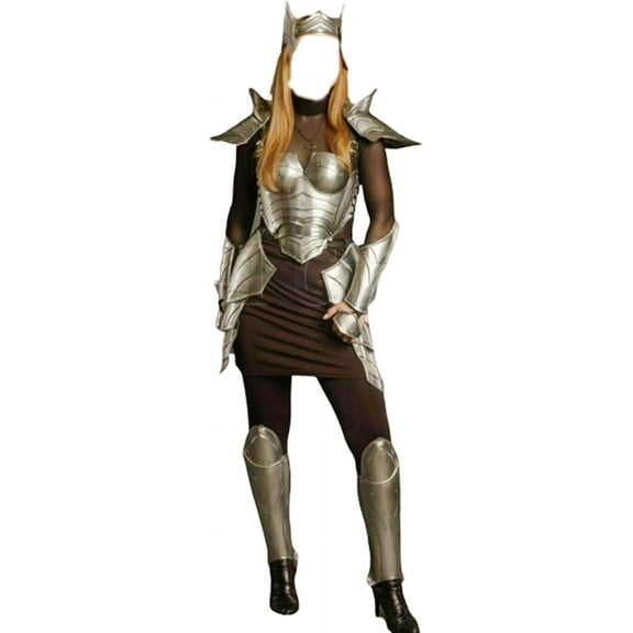 THOR INSTRUMENTS Knight Armor Medieval Queen Lady Woman Half Body Armor Suit Costume Rustic Vintage Home Decor Gifts