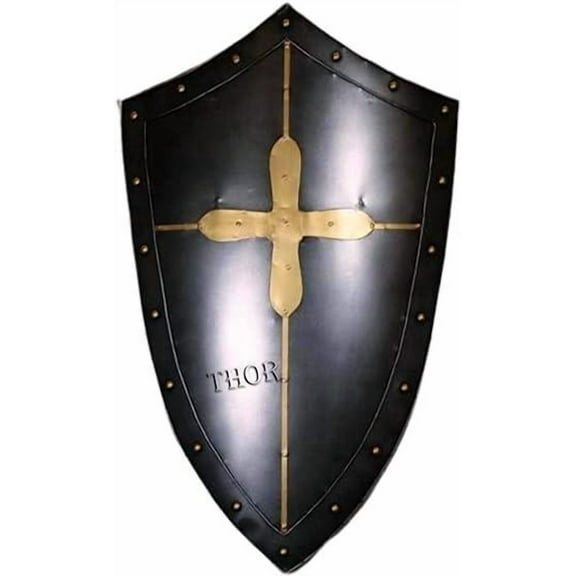 THOR INSTRUMENTS MEDIEVAL KNIGHT SHIELD METAL HANDCRAFTED MEDIEVAL ARMOUR SHIELD Rustic Vintage Home Decor Gifts