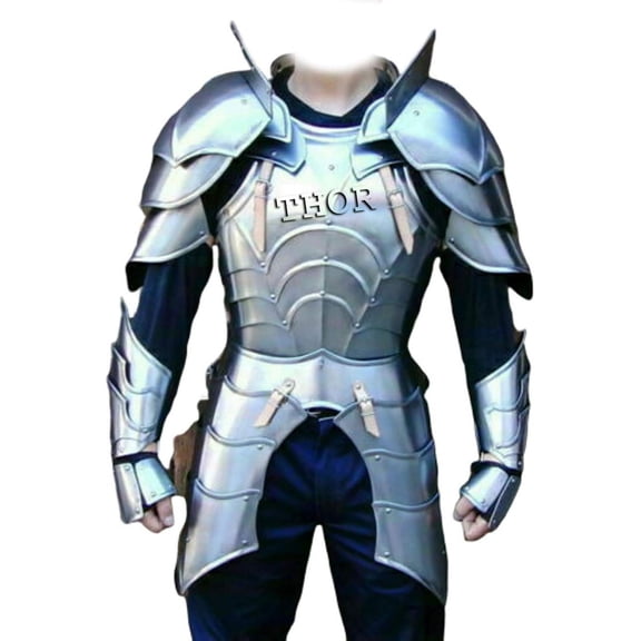 THOR INSTRUMENTS Medieval Armour Gothic Knight Half Suit Combat Wearable Rustic Vintage Home Decor Gifts