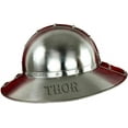 thumbnail image 1 of THOR INSTRUMENTS Medieval Kettle Hat Helmet Knight Wearable Armor Helmet 18G Steel Rustic Vintage Home Decor Gifts, 1 of 3