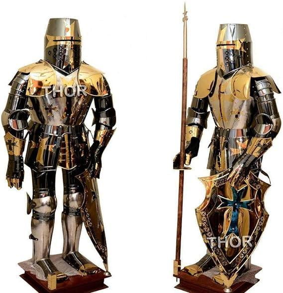 Metal knight costume hot sale