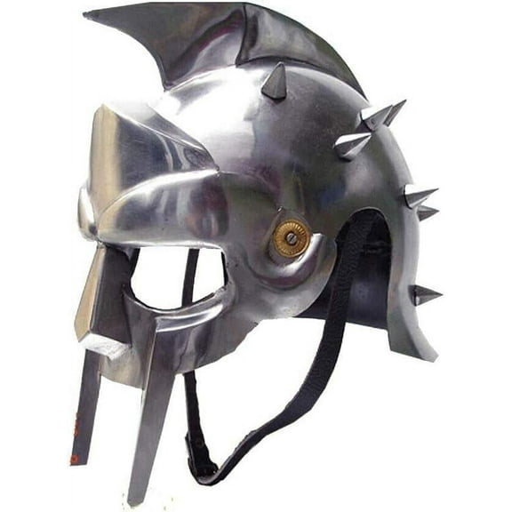 THOR INSTRUMENTS Medieval Maximus Roman Gladiator Armor Functional Helmet Rustic Vintage Home Decor Gifts