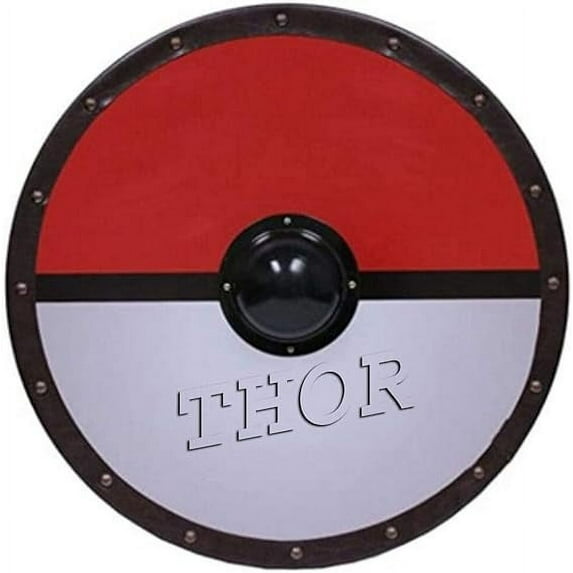 THOR INSTRUMENTS Medieval Viking Norman Shield Battle-Ready handmade Shield 24" Rustic Vintage Home Decor Gifts